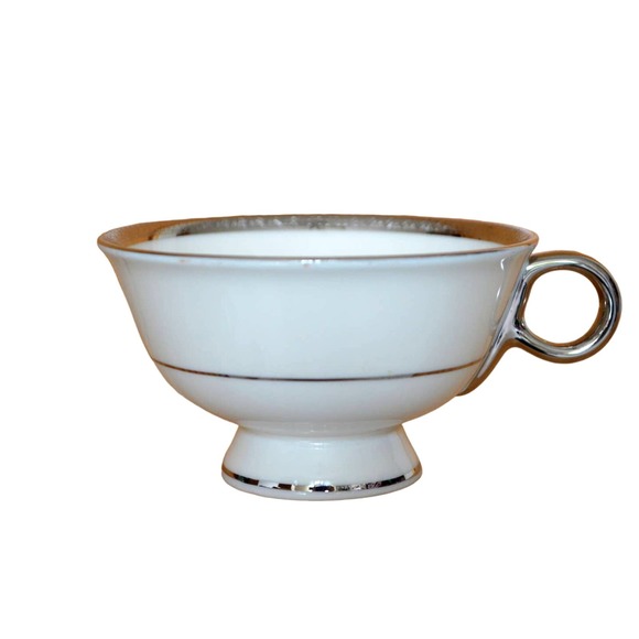 Theodore Haviland New York Shelton Made in America Platinum Trim Tea Coffee Cup - Picture 5 of 5